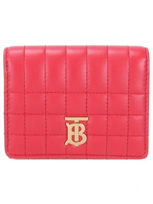 Lola Small Quilted Two Fold Half Wallet Red - BURBERRY - BALAAN 2