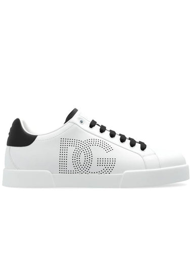 Dolce & Gabbana Sports Shoes With Logo, Men's, White - DOLCE&GABBANA - BALAAN 1