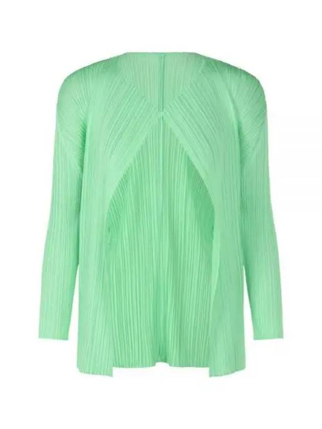 MC March Pleated Cardigan Green - ISSEY MIYAKE - BALAAN 2