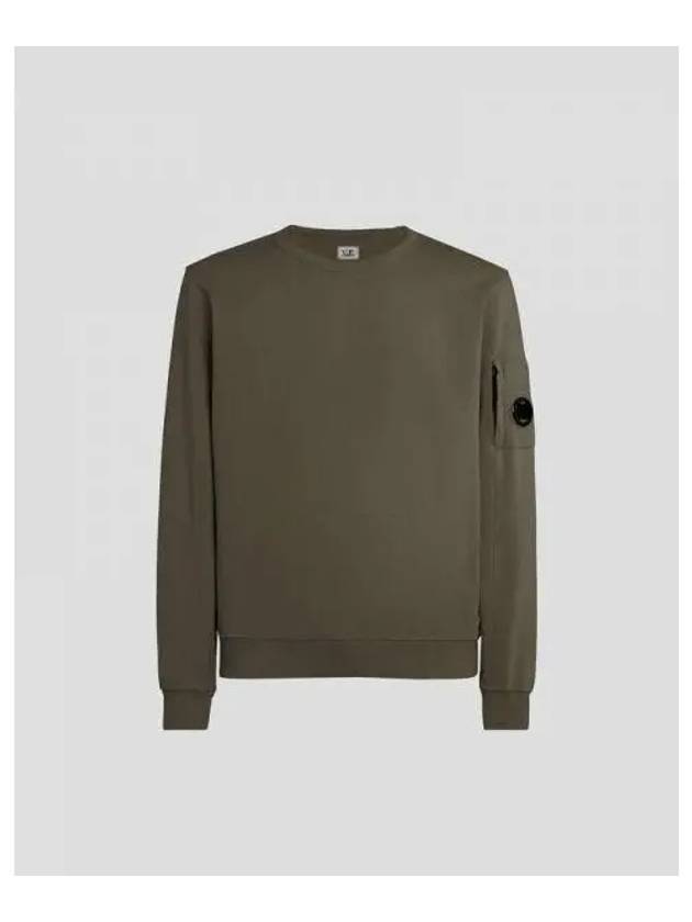 Light Fleece Sweatshirt Green - CP COMPANY - BALAAN 2