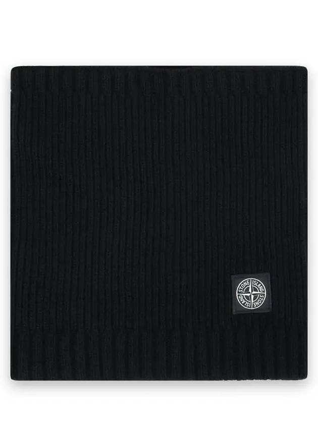 Kids 90461 Logo Patch Scarf Black - STONE ISLAND - BALAAN 3