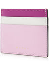 Saffiano Color Block Card Wallet Pink - MARNI - BALAAN 3