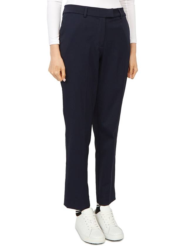 Women's Lux 4 Way Stretch Twill Straight Pants Navy - G/FORE - BALAAN 4