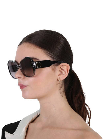 Salvatore Ferragamo Grey Gradient Butterfly Ladies Sunglasses SF942S 007 61 - SALVATORE FERRAGAMO - BALAAN 2