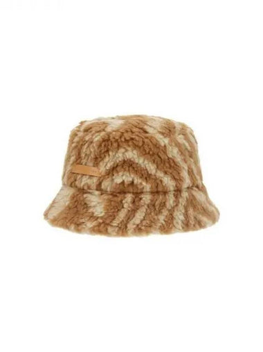 Woodgrain Teddy Bucket Hat Camel 271238 - STELLA MCCARTNEY - BALAAN 1