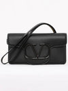 V Logo Clutch Bag Black - VALENTINO - BALAAN 4