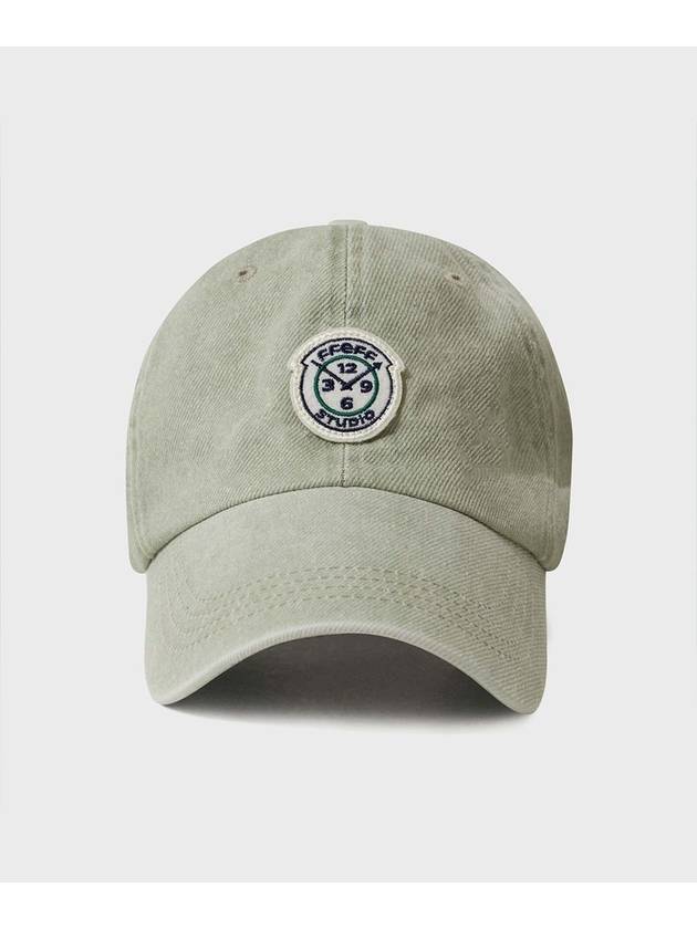 Pigment Washed Wappen Ball Cap Mint - FFEFF STUDIO - BALAAN 5