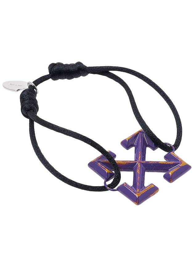 Arrow Logo Bracelet Purple - OFF WHITE - BALAAN 3