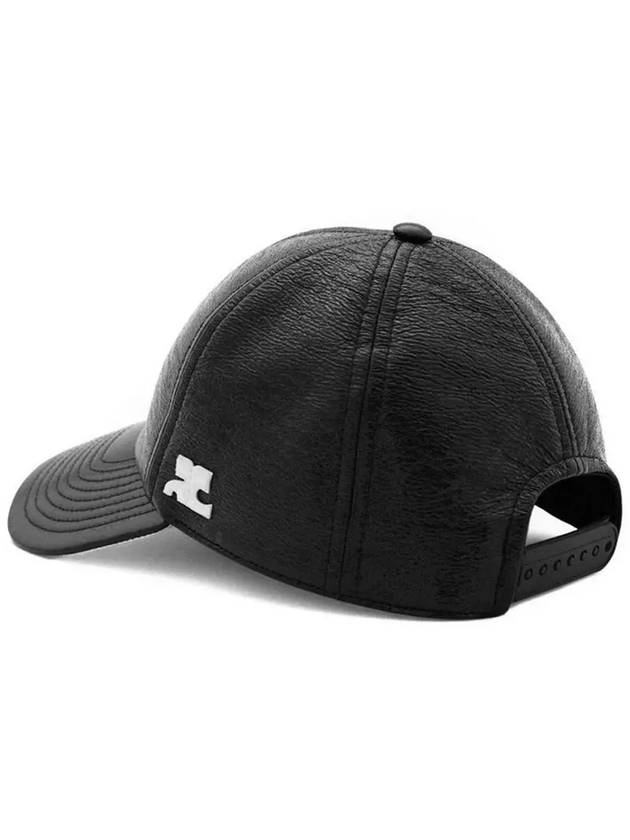 Reedition Vinyl Ball Cap Black - COURREGES - BALAAN 4