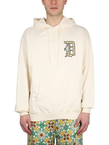 Drôle De Monsieur Hooded Sweatshirt With Logo - DROLE DE MONSIEUR - BALAAN 1