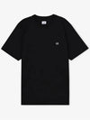 GoGGle Print Short Sleeve T Shirt Black - CP COMPANY - BALAAN 3