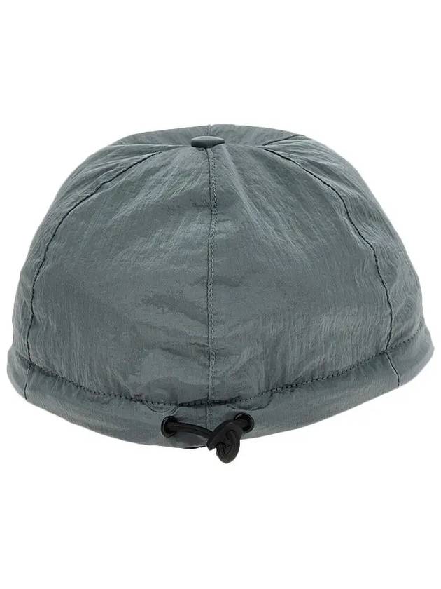 Nylon Logo Ball Cap Green Grey - STONE ISLAND - BALAAN 4