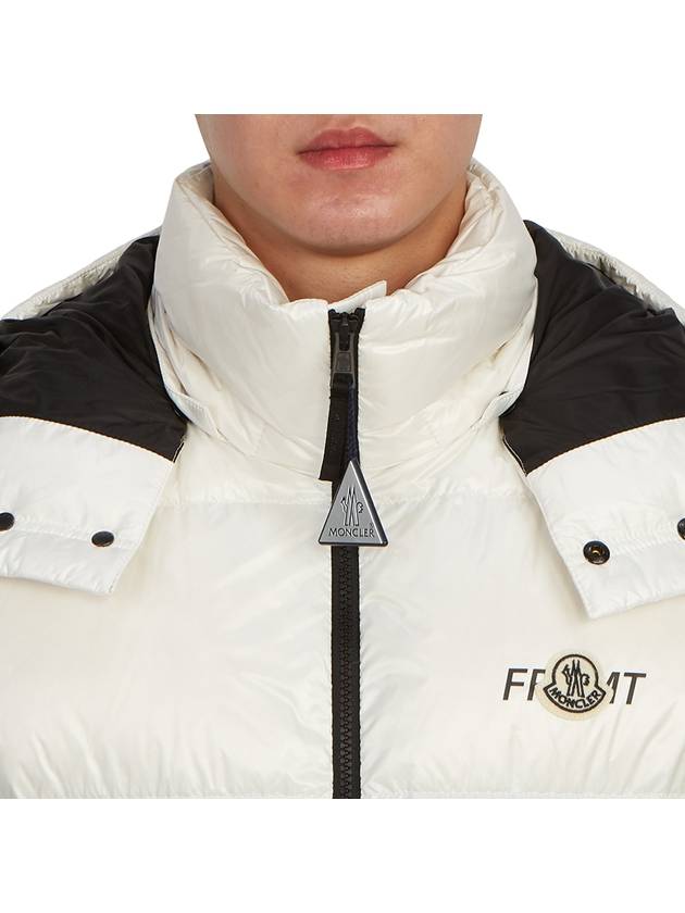 Marsh Hooded Padded Down Vest White - MONCLER - BALAAN 9