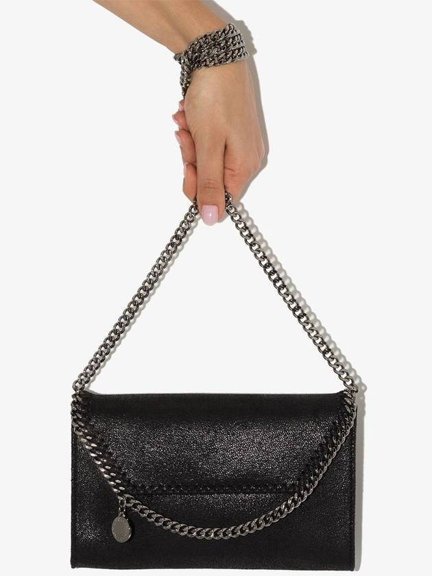 silver Falabella mini shoulder bag black - STELLA MCCARTNEY - BALAAN 5