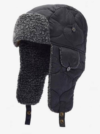 Sandbay Quilted Trapper Hat Black - BARBOUR - BALAAN 2