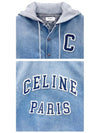 Teddy Loose Bomber Jacket Blue - CELINE - BALAAN 6