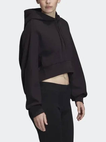 Toketa Print Crop Hoodie Black - Y-3 - BALAAN 2