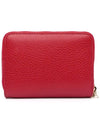 Soho Zipper Tassel Half Wallet Red - GUCCI - BALAAN 4