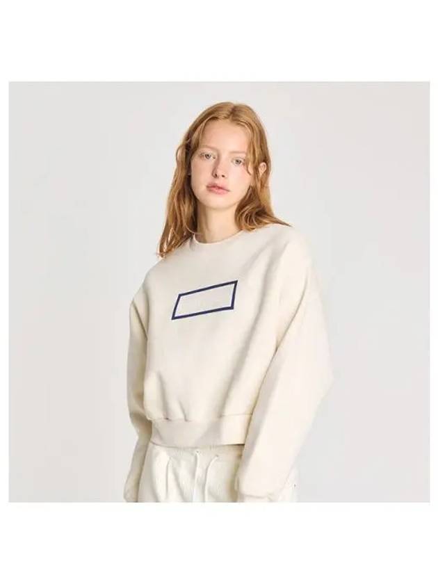 Essential Logo Crew Sweatshirt Ivory HBW0003AMZIVO - HUNTER - BALAAN 1