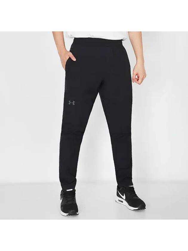 Men's Unstoppable Tapered Track Pants Black - UNDER ARMOUR - BALAAN 2