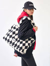 HARLEY QUINN CHECKER SHOULDER BAG BLACK - MACNI - BALAAN 3