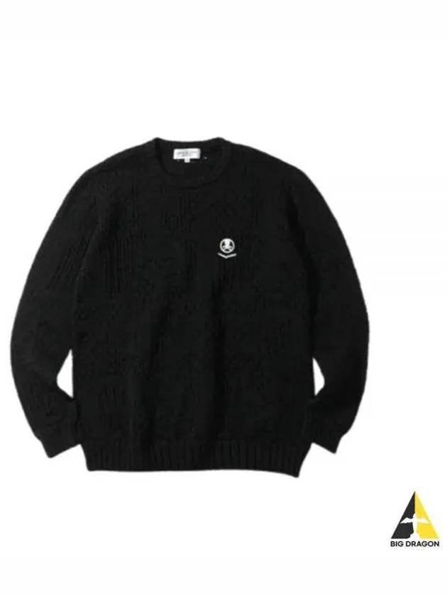 Quartz Patterned Crew Sweater MLM 3A AB01 Men s Neck - MARK & LONA - BALAAN 1