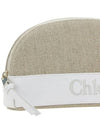 Women's Sense Pouch Bag Beige White - CHLOE - BALAAN 5