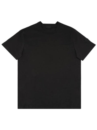 Logo Cotton Short Sleeve T-Shirt Black - MONCLER - BALAAN 1