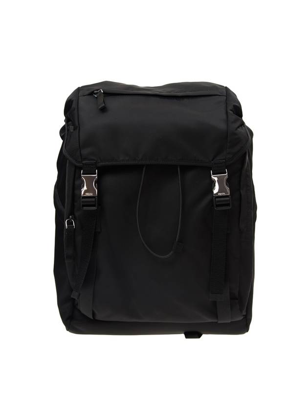 Triangle Logo Tesuto Nylon Backpack Black - PRADA - BALAAN 1