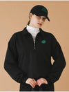 Windproof nylon long sleeve anorak BLACK - MONBIRDIE GOLF - BALAAN 7