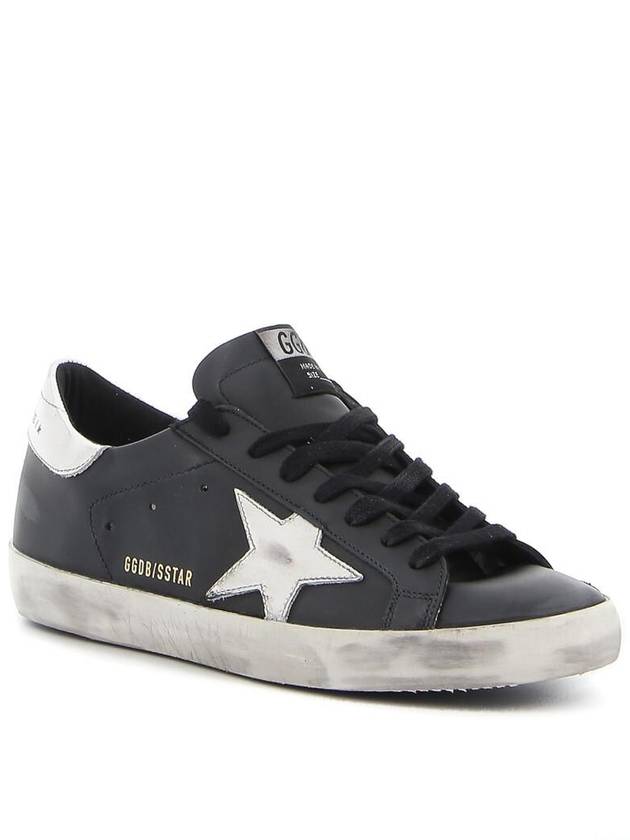 Superstar White Tab Sneakers Black - GOLDEN GOOSE - BALAAN 3