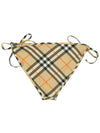 Check Pattern Bikini Briefs Beige - BURBERRY - BALAAN 4