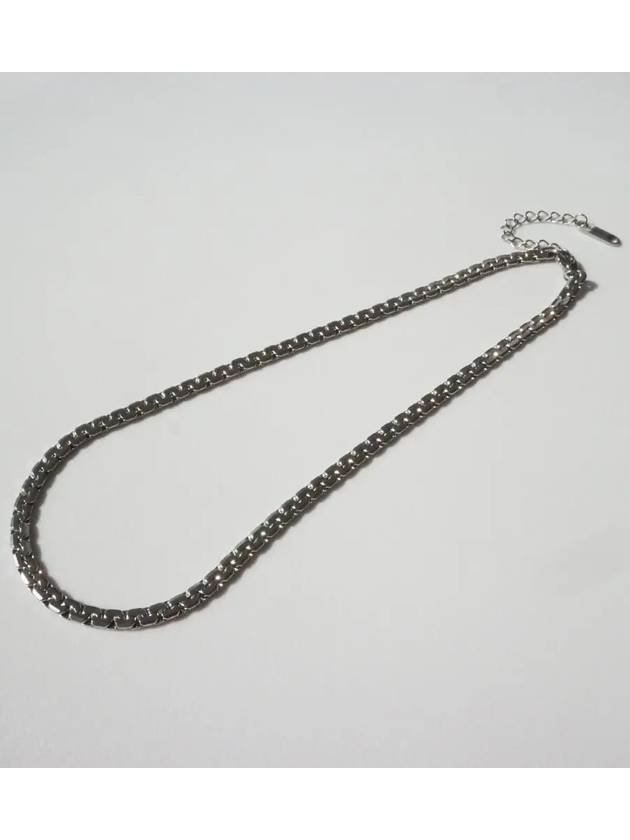 flat necklace silver - BASSCLEF - BALAAN 6