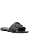 engraved logo sandals black 4C001 30 M4095 - MONCLER - BALAAN 2