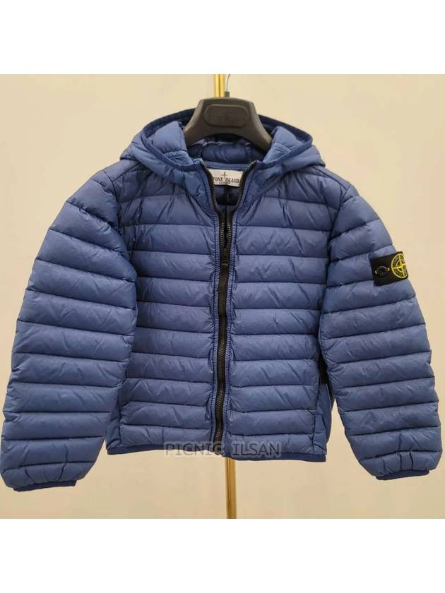 Kids Waffen Down Lightweight Padding Jumper 791640624 V0022 Blue - STONE ISLAND - BALAAN 2