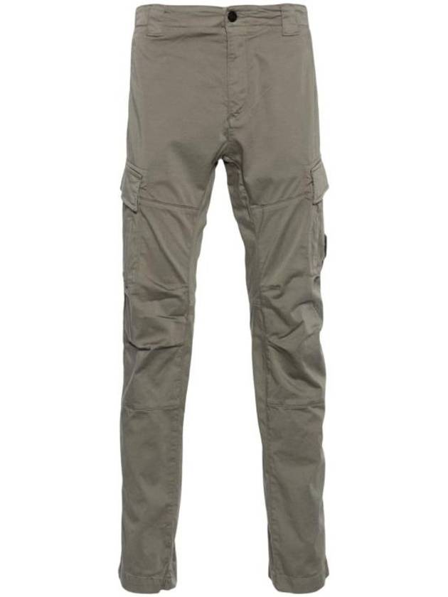 Stretch Sateen Ergonomic Lens Cargo Straight Pants Green - CP COMPANY - BALAAN 2