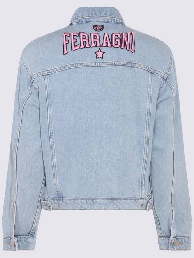 23 ss Light Blue Denim Jacket 74CBS400CDW20904 B0480252818 - CHIARA FERRAGNI - BALAAN 3