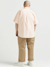BVM Striped Oxford Short Sleeve Shirt Orange - BOOVOOM - BALAAN 5