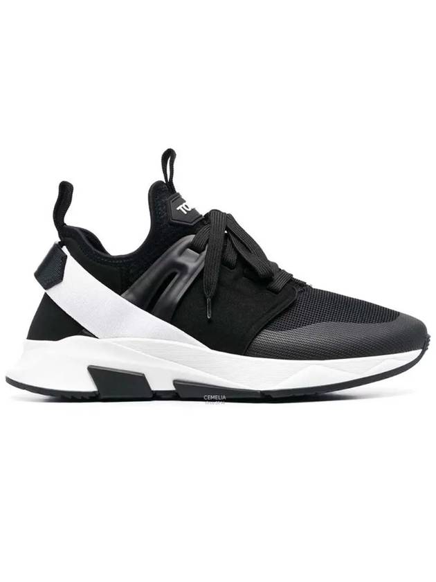 Jago Low-Top Sneakers Black - TOM FORD - BALAAN 2