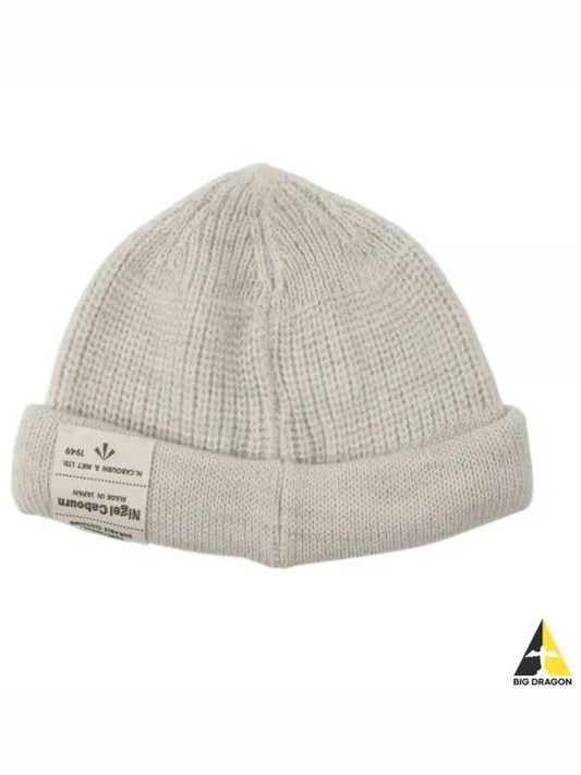 CLASSIC WOOL BEANIE 80470066010 IVORY Classic wool beanie - NIGEL CABOURN - BALAAN 1