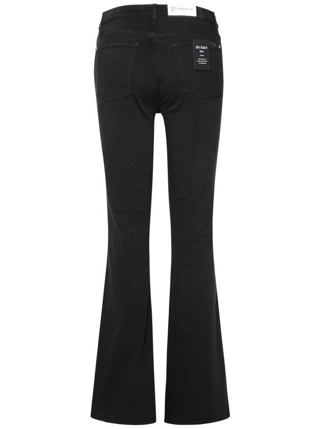 7 For All Mankind 'Ali' Black Cotton Blend Pants - 7 FOR ALL MANKIND - BALAAN 3