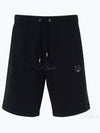 Bold Fox Head Patch Oversized Jog Shorts Black - MAISON KITSUNE - BALAAN 2