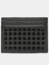 Chios Spike Card Wallet Black - CHRISTIAN LOUBOUTIN - BALAAN 2