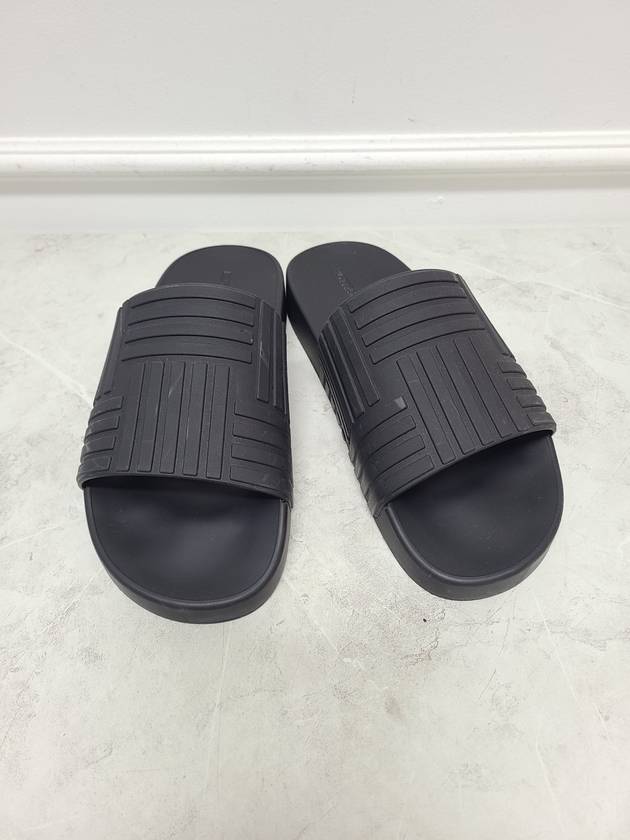 Black Carpet Rudder Slide Slippers 40 - BOTTEGA VENETA - BALAAN 3