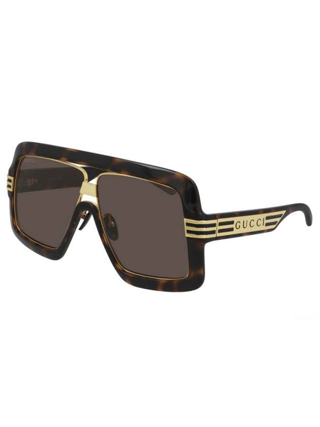 Eyewear Oversized Frame Tinted Sunglasses - GUCCI - BALAAN 1