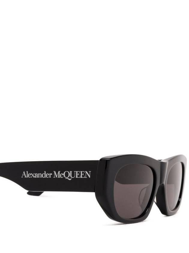 Eyewear Logo Print Geometric Frame Sunglasses AM0450S - ALEXANDER MCQUEEN - BALAAN 4