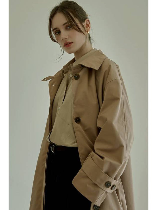 Newage Flow Trench Coat Beige TCBG01 - LAMARO - BALAAN 1