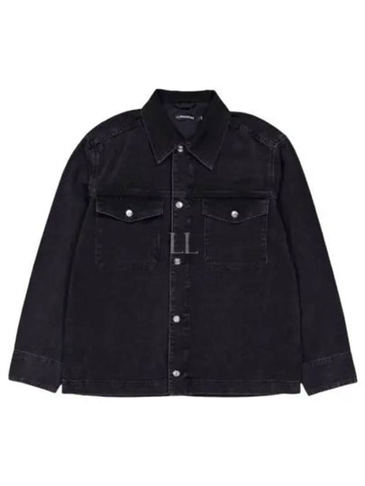 HUNT WASHED DENIM OVERSHIRT FMOS12044 9999 Men s - J.LINDEBERG - BALAAN 2