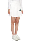 Women's Naomi Pleated Skirt White - J.LINDEBERG - BALAAN 3