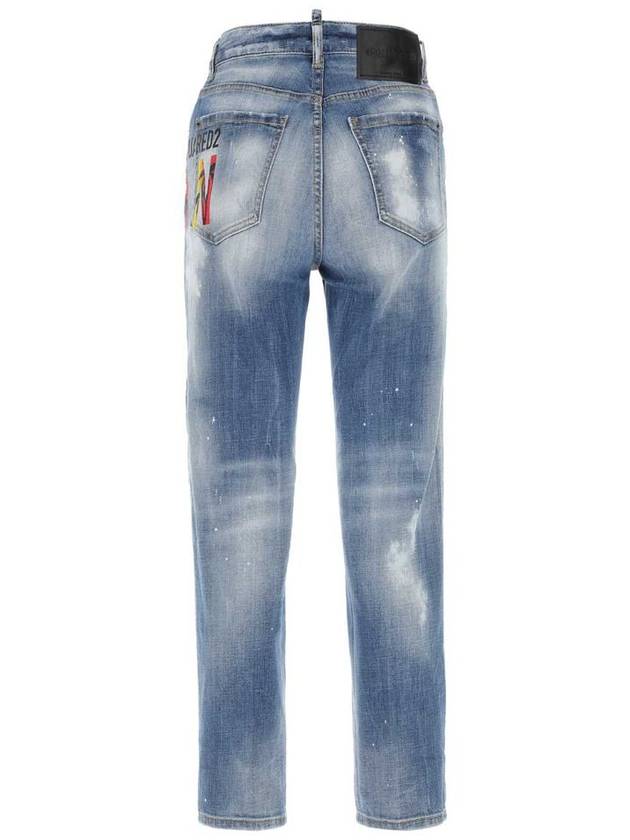 Stretch Denim Sunset Boston Jeans S80LA0045S30664 470 M0440033382 - DSQUARED2 - BALAAN 3